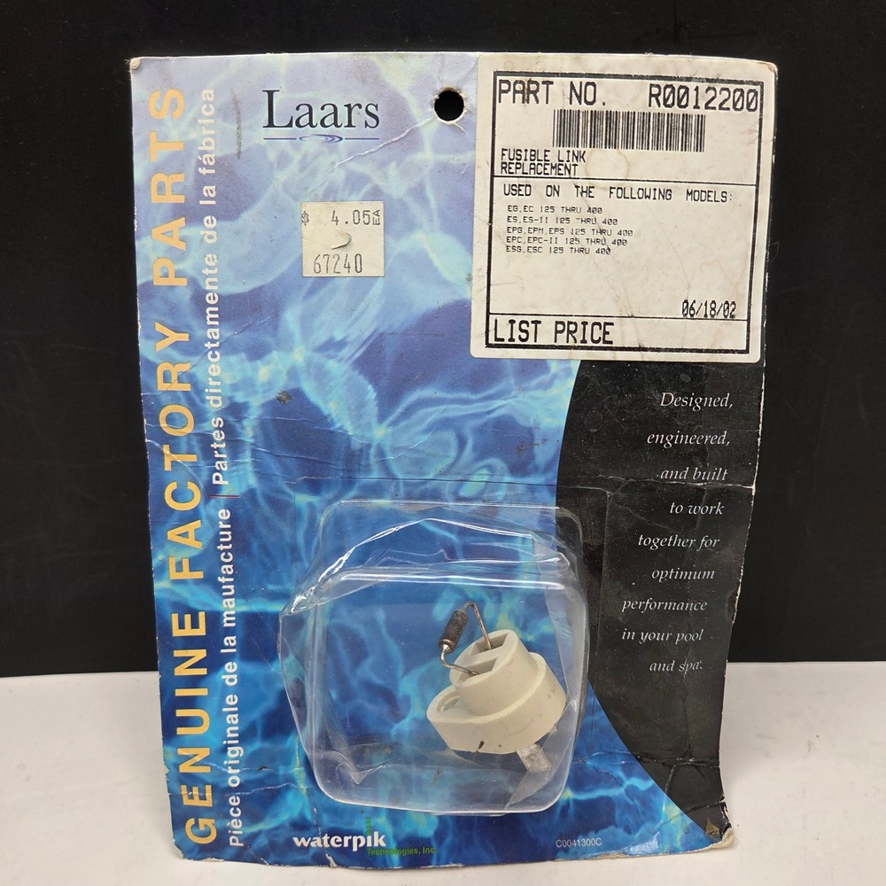 Laars Fusible Link Replacement R0012200 Pool Spa Heater Part Waterpik OEM New